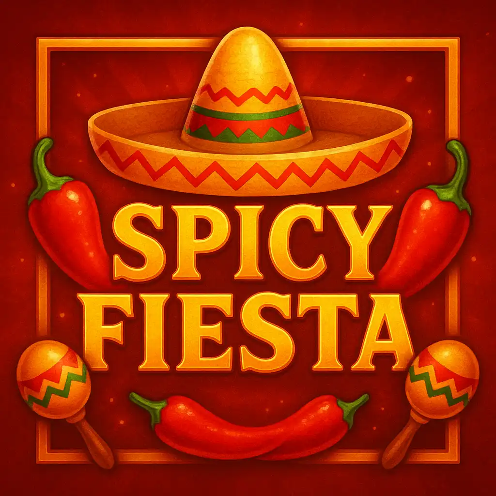Chilli Heat Spicy Spins slot artwork glowing with magical energy