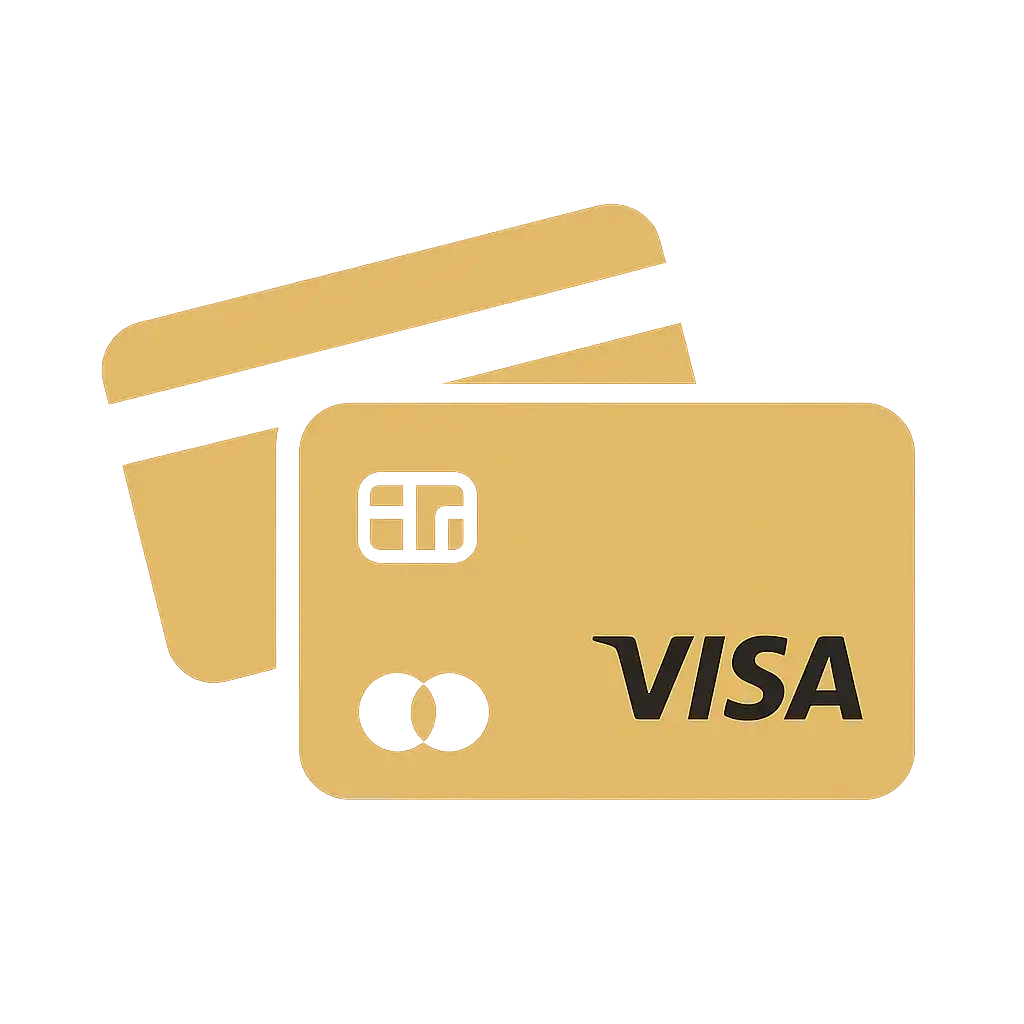 Visa and Mastercard icon