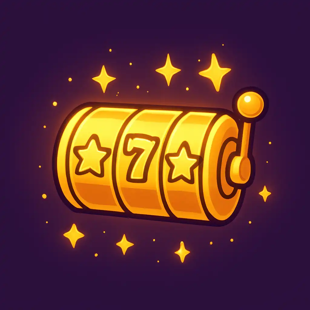 Illustration of a glowing slot reel representing gameplay